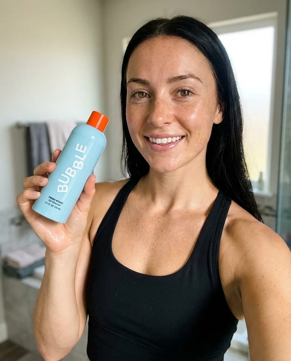 Morning skincare routine